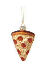 Glass Pizza Ornament
