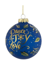 Dove of Peace Glass Ball Ornament