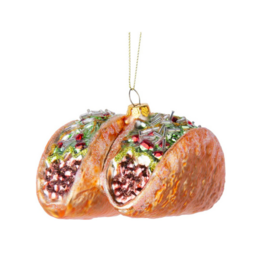 Glass Taco Duo Ornament