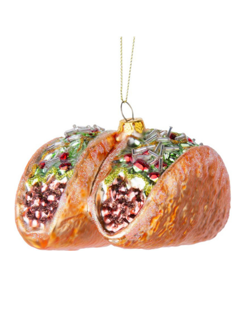 Glass Taco Duo Ornament