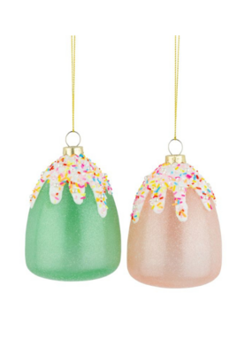 Glass Gumdrop Ornament