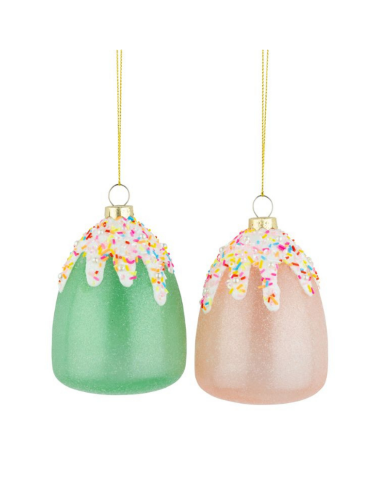 Glass Gumdrop Ornament