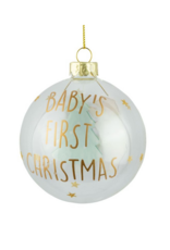 Glass Baby's First Christmas Ornament