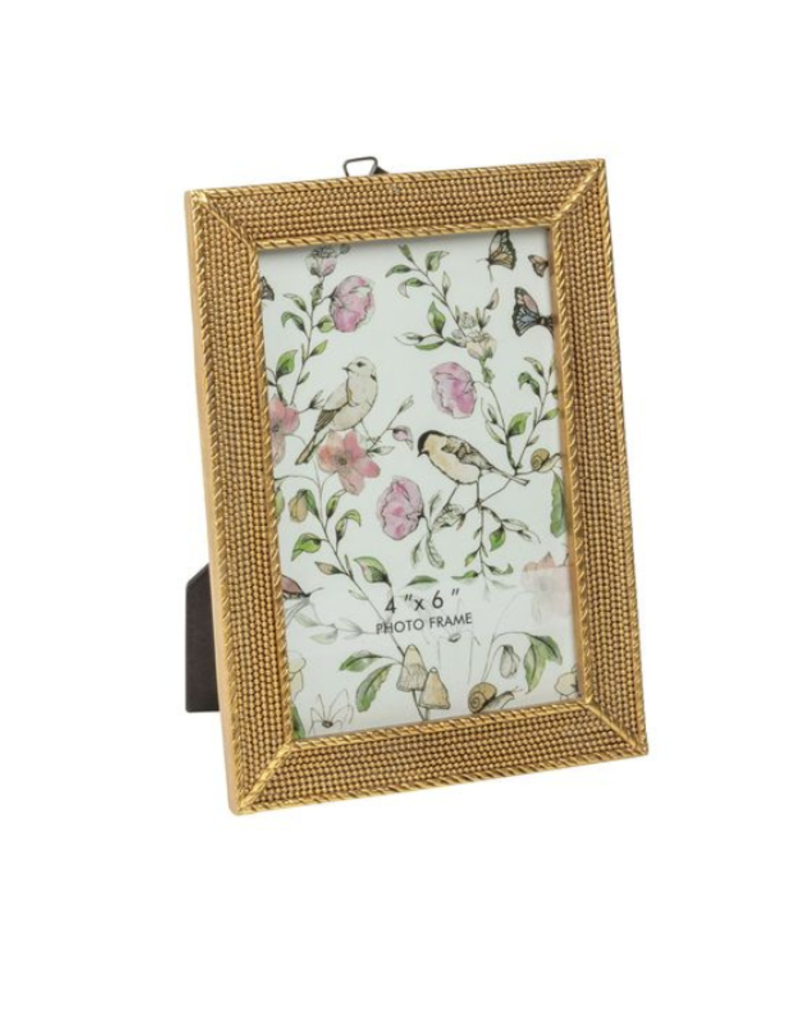 Gold Bead Antique Gold Picture Frame 4x6