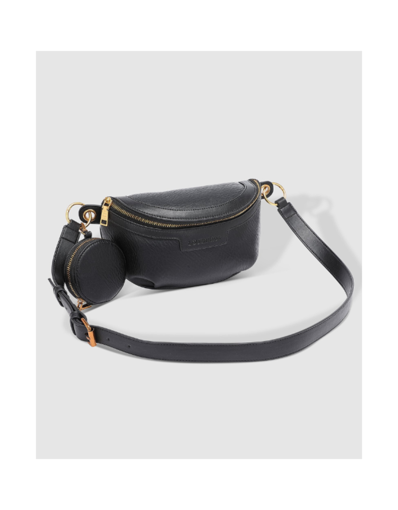 Louenhide Joey Sling Bag in Black by Louenhide
