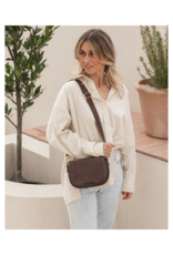 Louenhide Jade Crossbody Bag in Chocolate by Louenhide