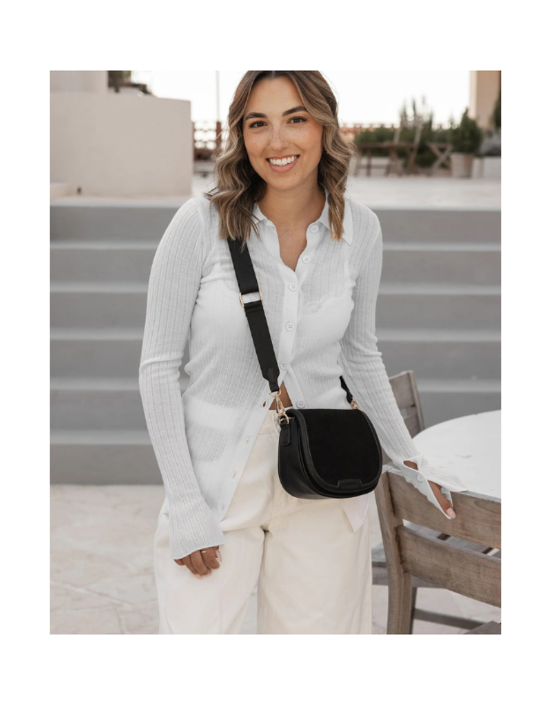 Louenhide Jade Crossbody Bag in Black by Louenhide