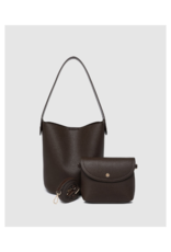 Louenhide Miranda Bucket Bag in Chocolate by Louenhide