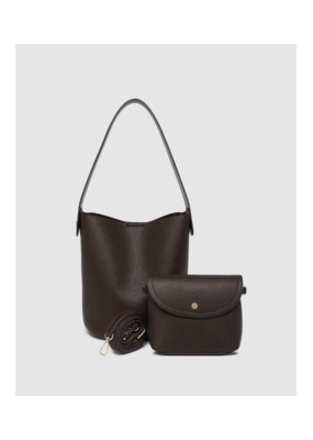 Louenhide Miranda Bucket Bag in Chocolate by Louenhide