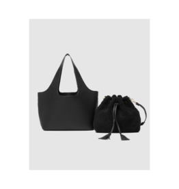 Louenhide Paisley Handbag in Black by Louenhide