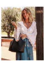 Louenhide Paisley Handbag in Black by Louenhide