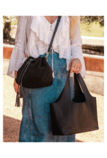 Louenhide Paisley Handbag in Black by Louenhide