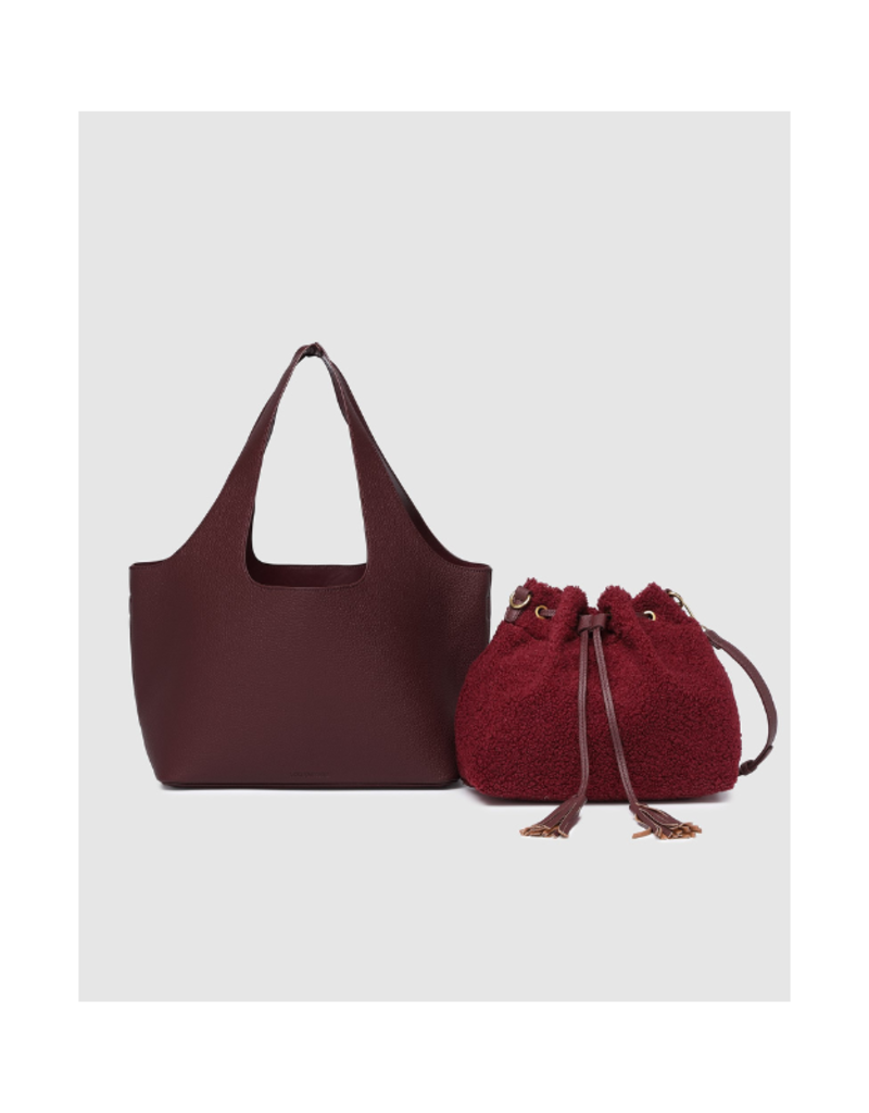 Louenhide Paisley Handbag in Burgundy by Louenhide