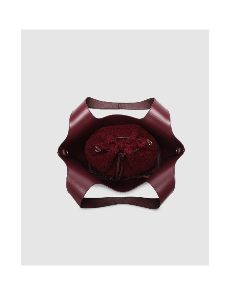 Louenhide Paisley Handbag in Burgundy by Louenhide