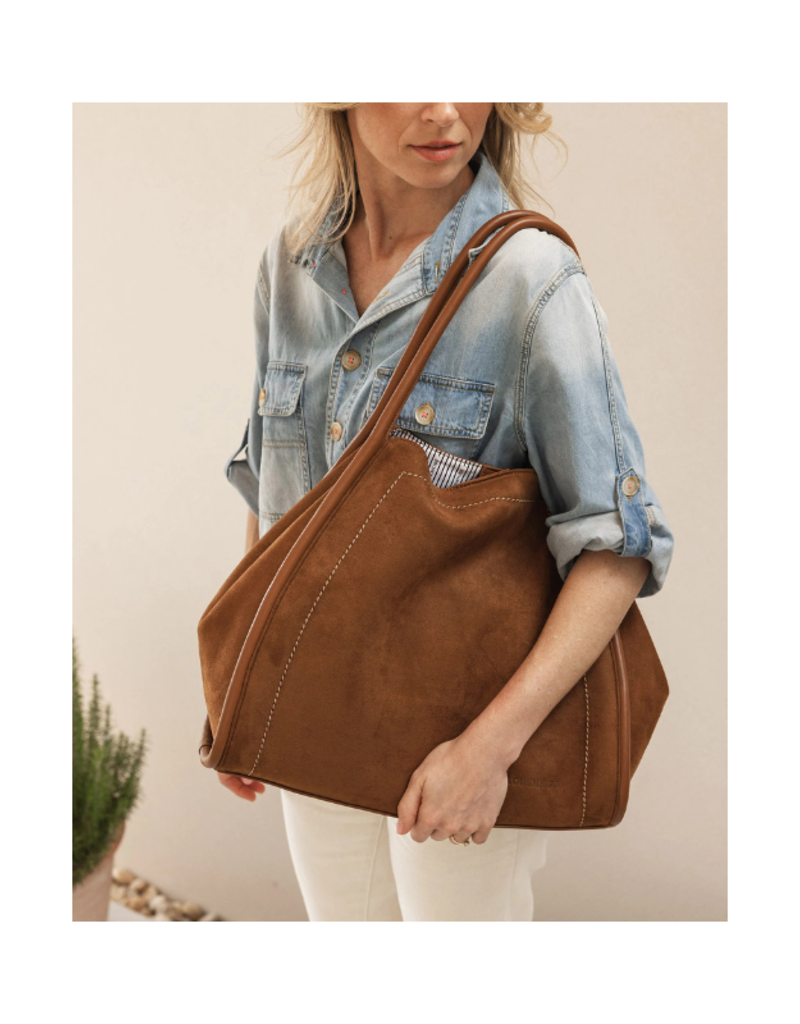 Louenhide Sutton Shoulder Bag in Tan by Louenhide