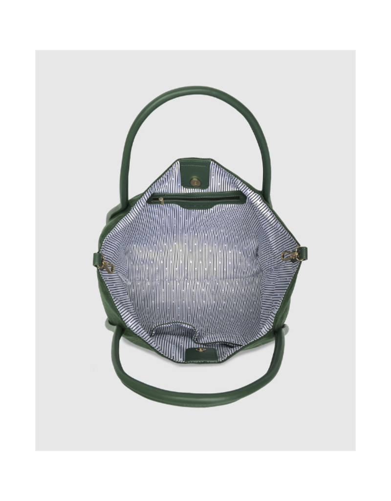 Louenhide Sutton Shoulder Bag in Forest Green by Louenhide