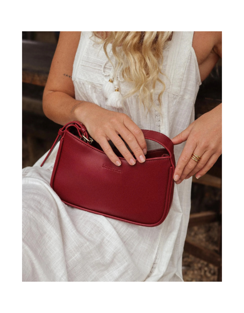Louenhide Ivy Shoulder Bag in Cherry by Louenhide