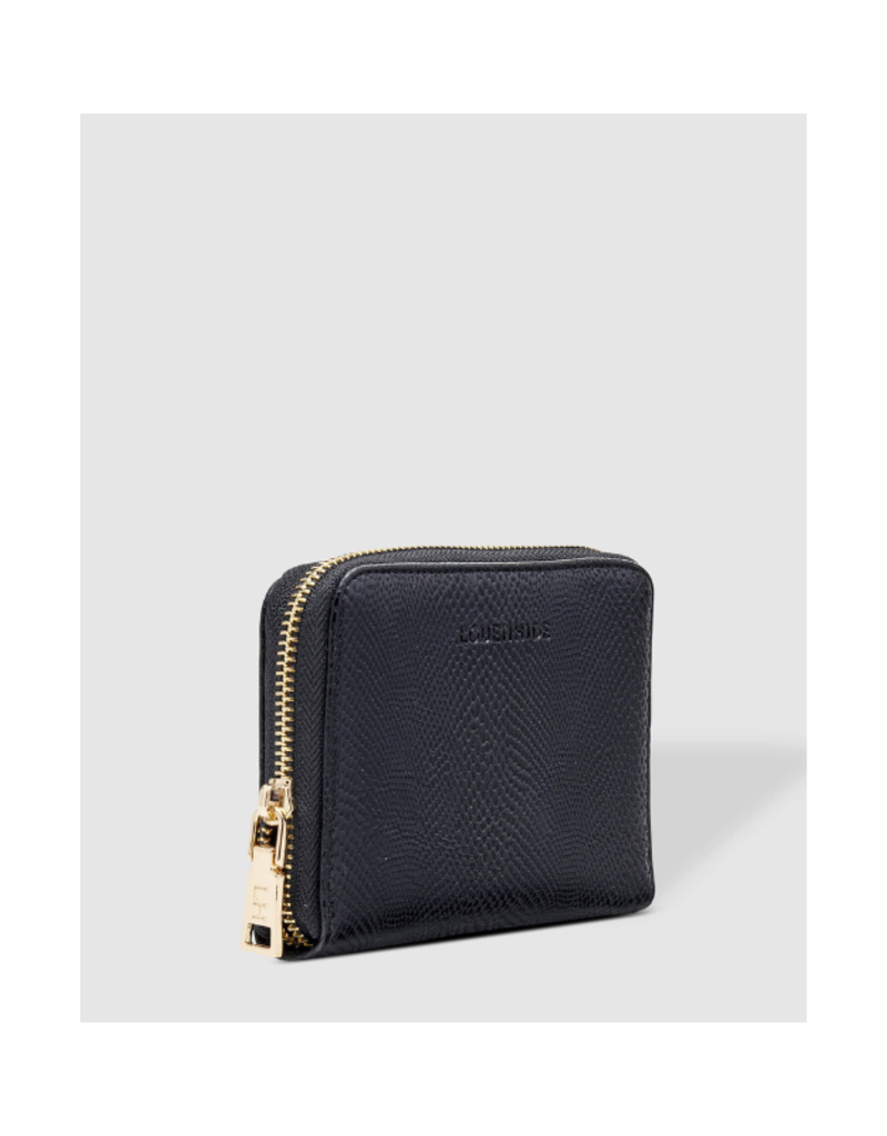 Louenhide Eden Wallet Lizard in Black Louenhide