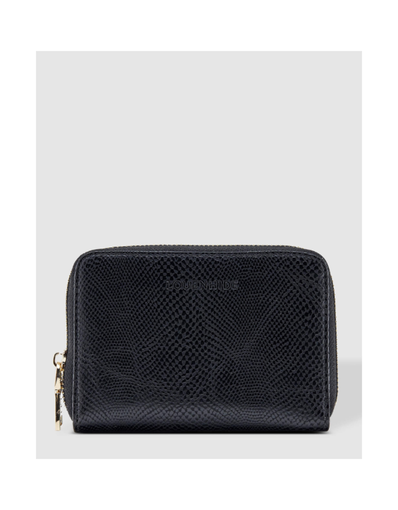 Louenhide Eden Wallet Lizard in Black Louenhide