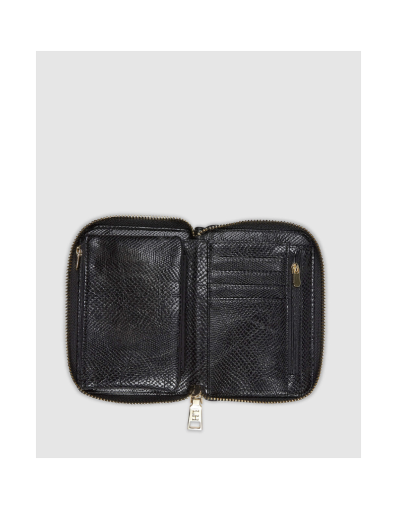 Louenhide Eden Wallet Lizard in Black Louenhide