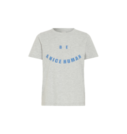 ICHI Kamille Tee in Light Grey by ICHI