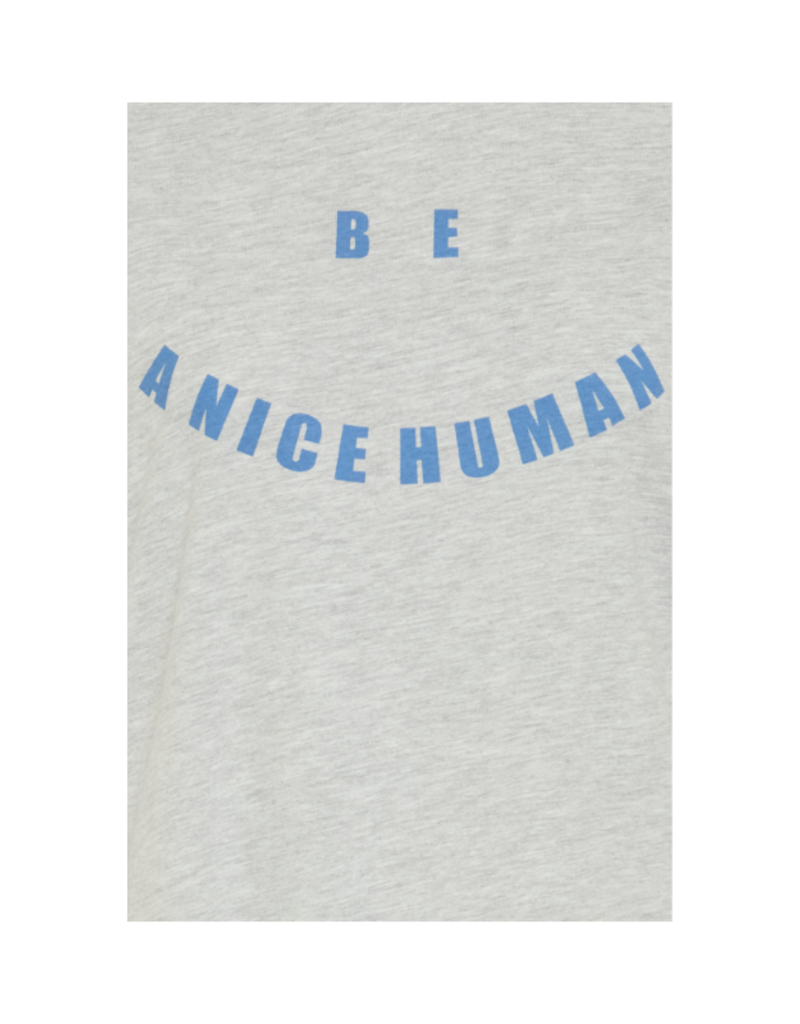 ICHI Kamille Tee in Light Grey by ICHI