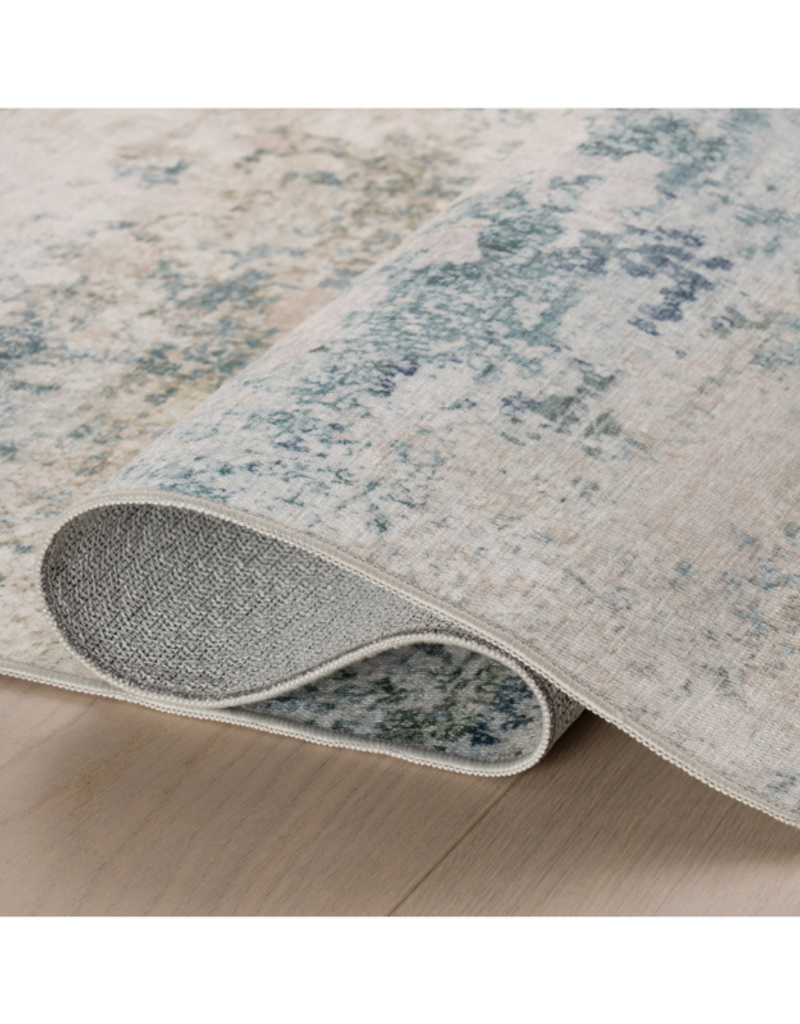 Dash & Albert Dash & Albert Machine Washable Rug Blaire Mineral 4'x6'