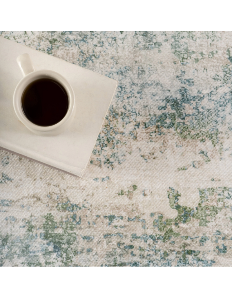 Dash & Albert Dash & Albert Machine Washable Rug Blaire Mineral 4'x6'