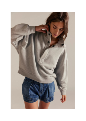 Free People Timeless Pullover in Grey by Free People
