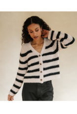 Gentle Fawn Melanie Sweater in Black Stripe by Gentle Fawn