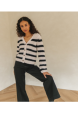 Gentle Fawn Melanie Sweater in Black Stripe by Gentle Fawn