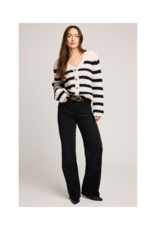 Gentle Fawn Melanie Sweater in Black Stripe by Gentle Fawn