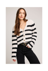 Gentle Fawn Melanie Sweater in Black Stripe by Gentle Fawn