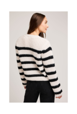 Gentle Fawn Melanie Sweater in Black Stripe by Gentle Fawn