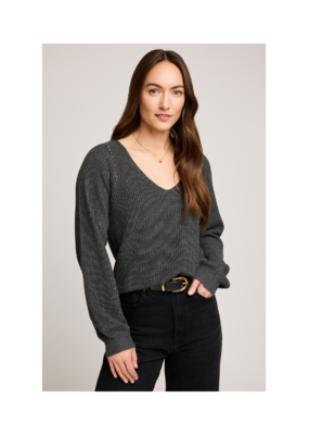 Gentle Fawn Hailey Sweater in Heather Charcoal by Gentle Fawn