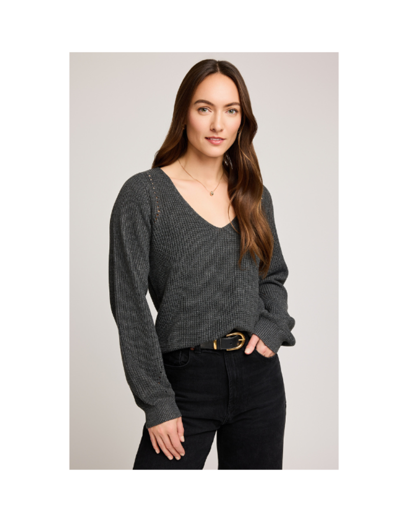 Gentle Fawn Hailey Sweater in Heather Charcoal by Gentle Fawn