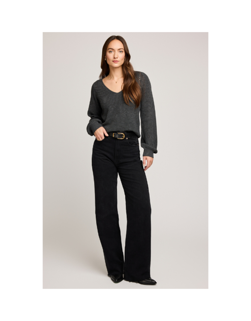 Gentle Fawn Hailey Sweater in Heather Charcoal by Gentle Fawn