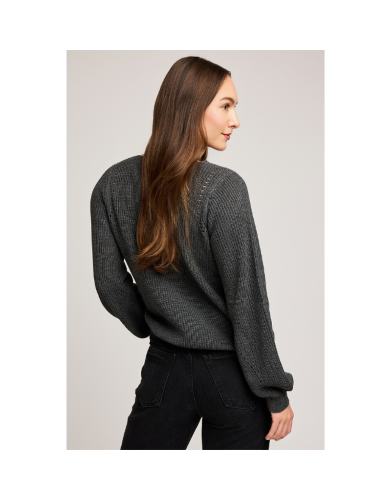 Gentle Fawn Hailey Sweater in Heather Charcoal by Gentle Fawn