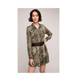 Gentle Fawn Vesper Dress in Jade Snake by Gentle Fawn