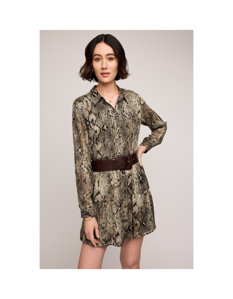 Gentle Fawn Vesper Dress in Jade Snake by Gentle Fawn