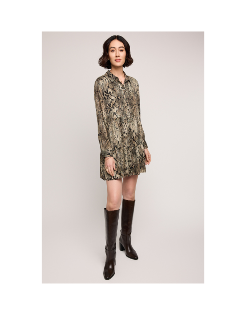 Gentle Fawn Vesper Dress in Jade Snake by Gentle Fawn