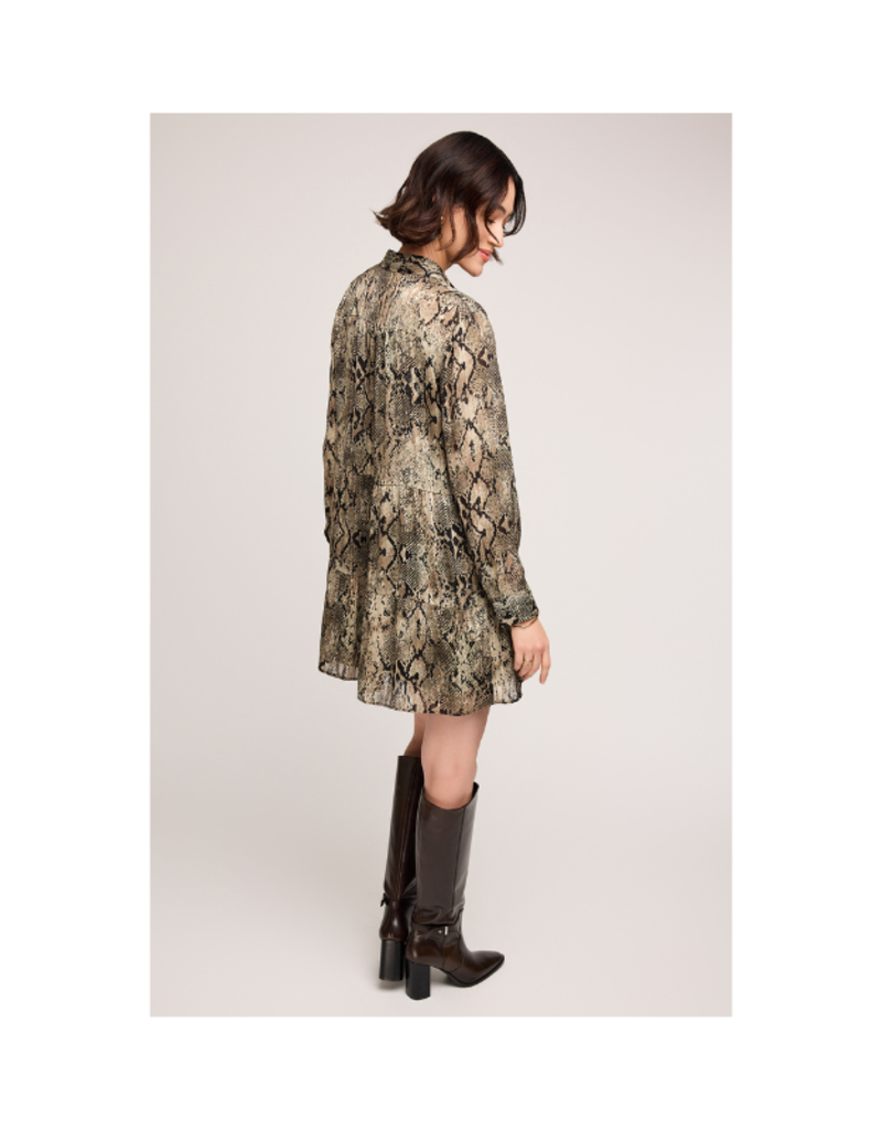 Gentle Fawn Vesper Dress in Jade Snake by Gentle Fawn