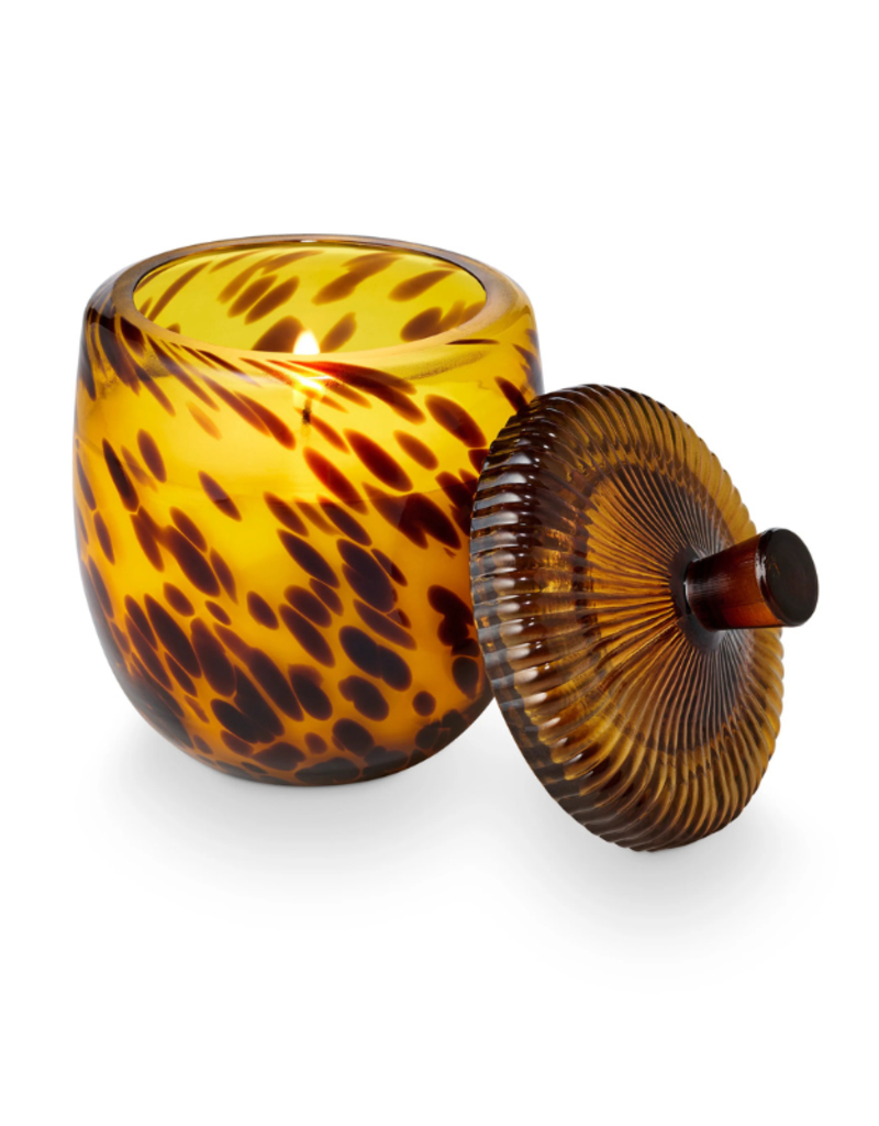 Illume Woodfire Glass Acorn Candle by Illume