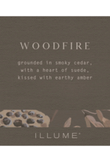 Illume Woodfire Glass Acorn Candle by Illume