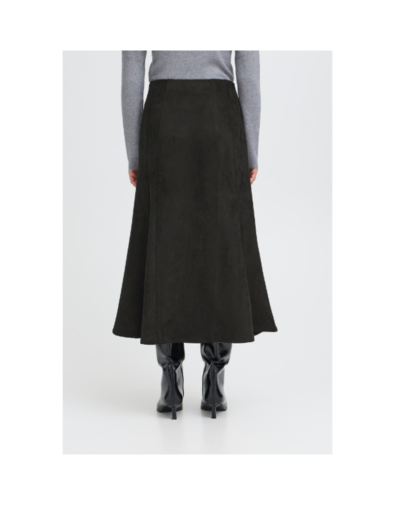 ICHI Inafo Skirt in Black by ICHI