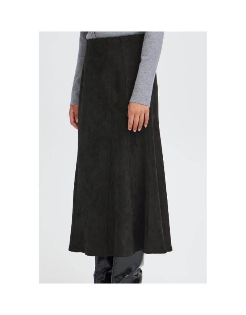 ICHI Inafo Skirt in Black by ICHI