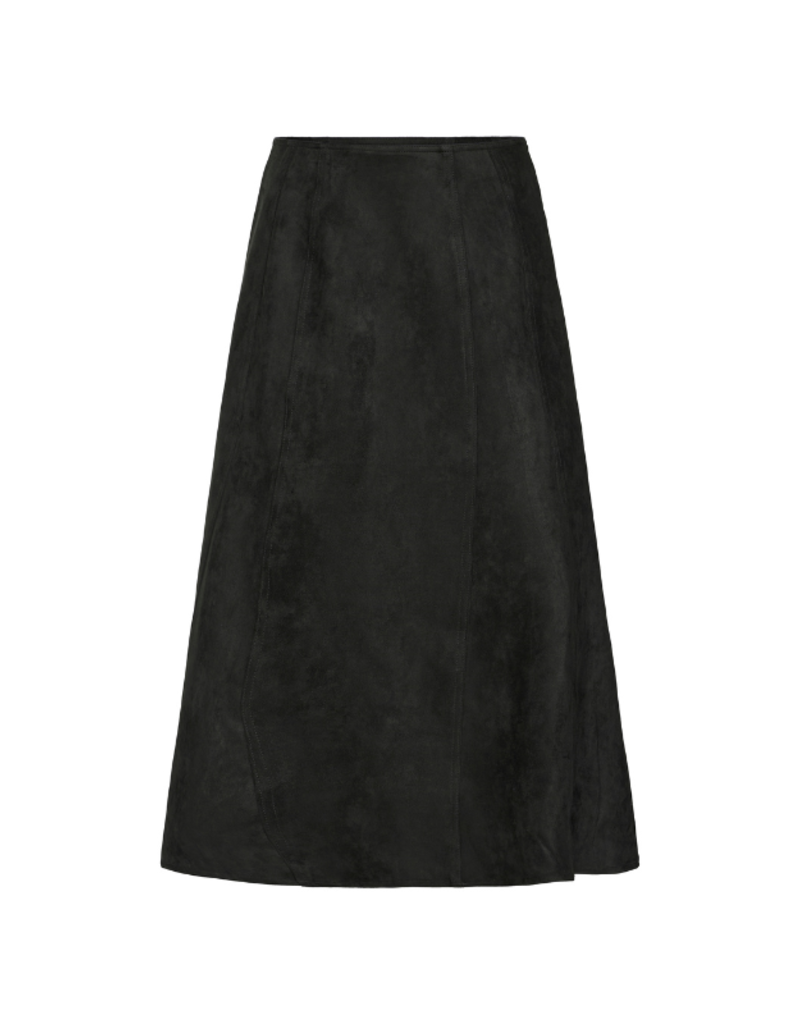 ICHI Inafo Skirt in Black by ICHI