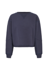 ICHI Mardes Sweatshirt in Dark Navy by ICHI