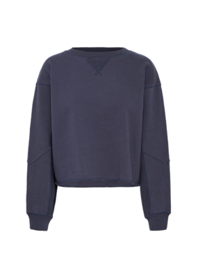 ICHI Mardes Sweatshirt in Dark Navy by ICHI