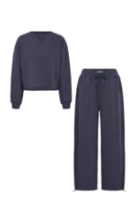 ICHI Mardes Sweatshirt in Dark Navy by ICHI